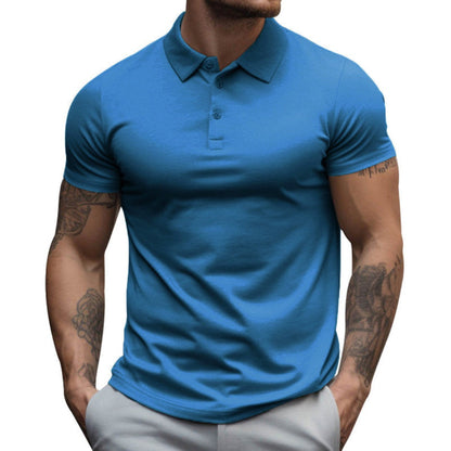 Polo Hombre Manga Corta Algodón Cuello Clásico