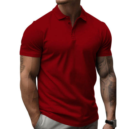 Polo Hombre Manga Corta Algodón Cuello Clásico