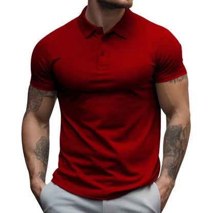 Polo Hombre Manga Corta Algodón Cuello Clásico