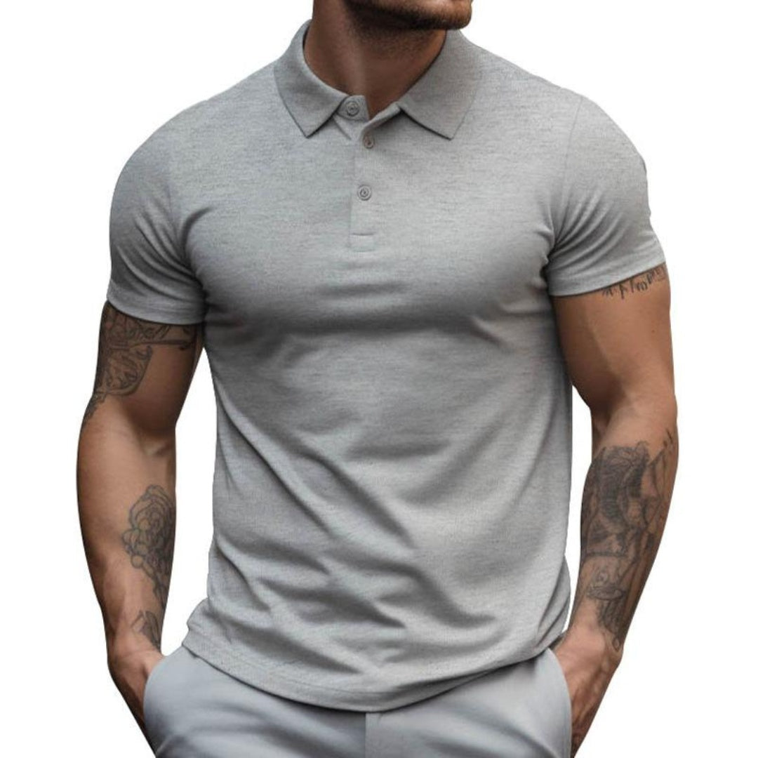 Polo Hombre Manga Corta Algodón Cuello Clásico