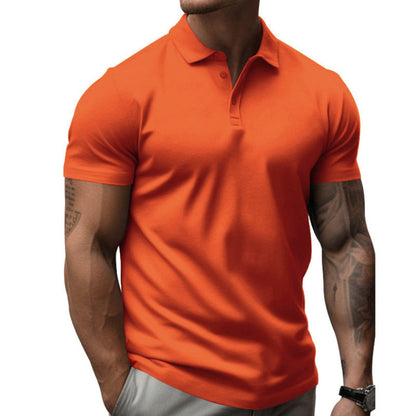 Polo Hombre Manga Corta Algodón Cuello Clásico