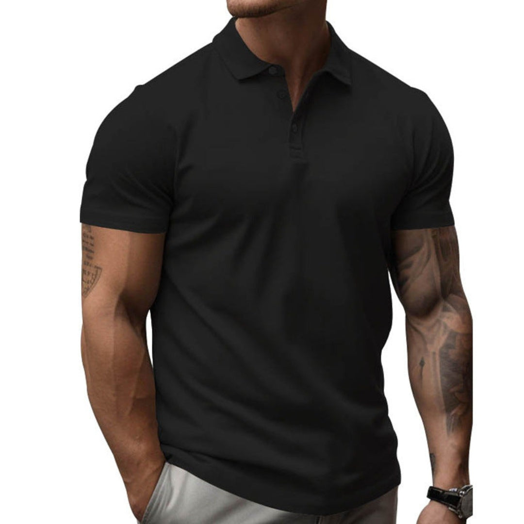 Polo Hombre Manga Corta Algodón Cuello Clásico