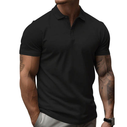 Polo Hombre Manga Corta Algodón Cuello Clásico