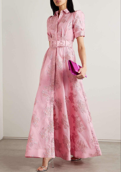 Vestido Mujer Manga Corta Abullonada - Mavetta