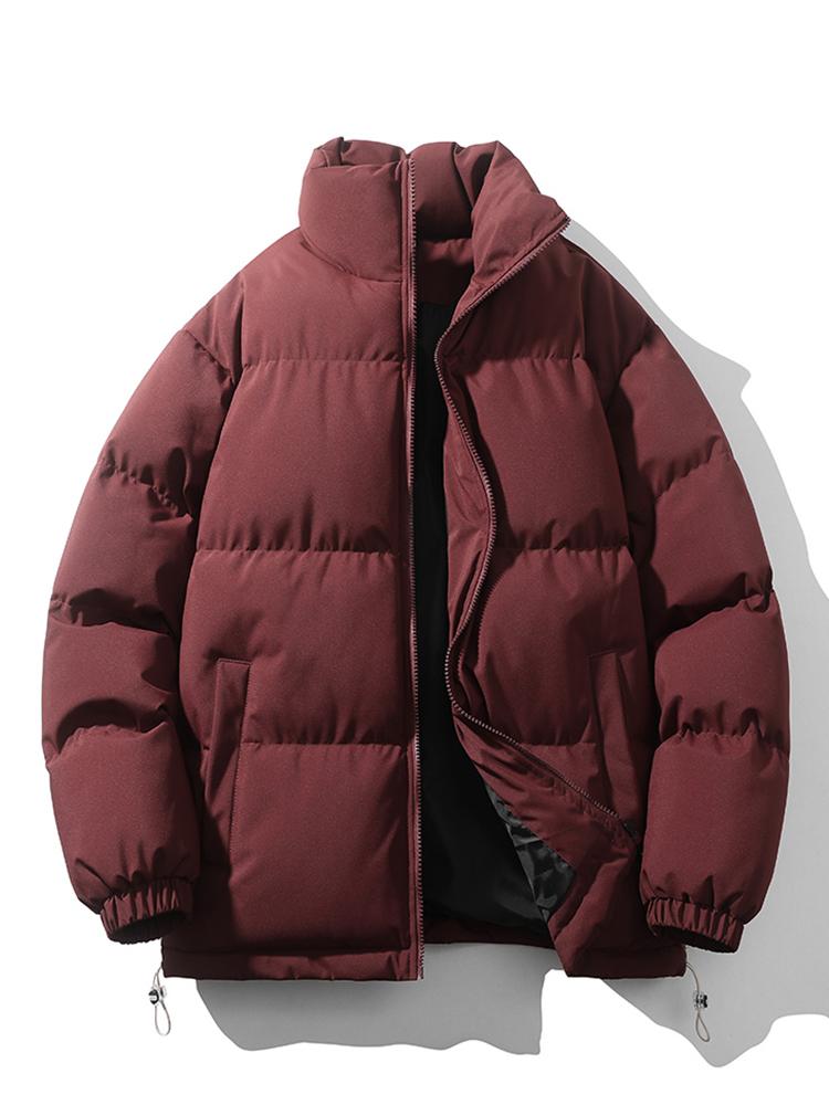 Chaqueta Acolchada Hombre Invierno Ajuste Clásico