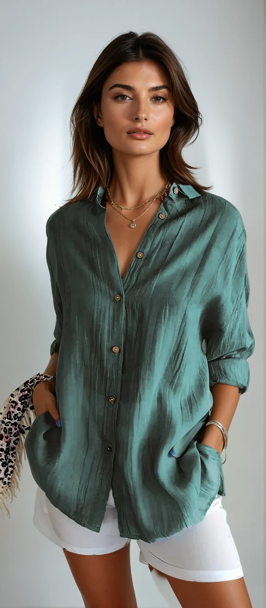 Blusa Mujer de Algodón Calidad Superior Ajuste Clásico - Mavetta