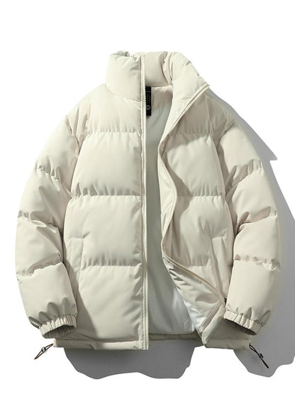 Chaqueta Acolchada Hombre Invierno Ajuste Clásico