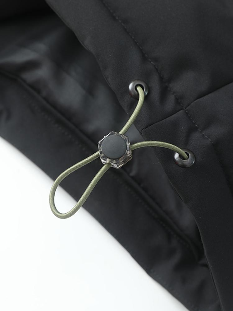 Chaqueta Acolchada Hombre Invierno Ajuste Clásico