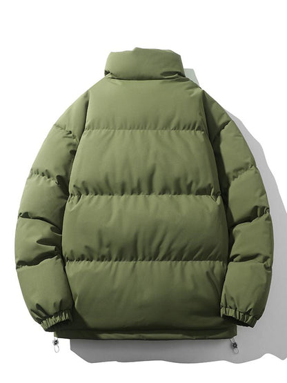 Chaqueta Acolchada Hombre Invierno Ajuste Clásico