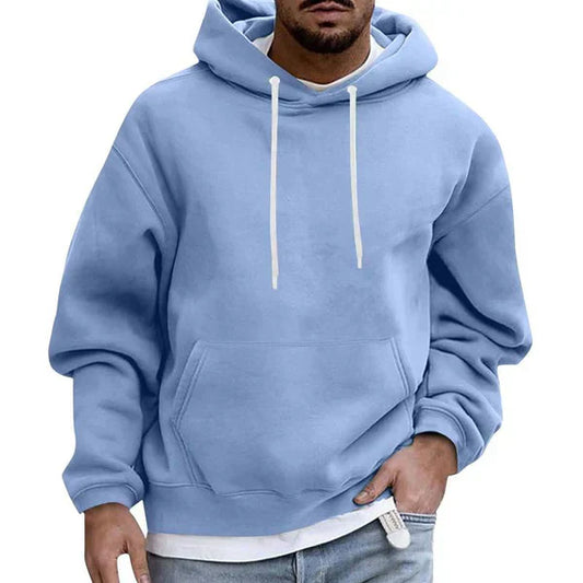 Sudadera Hombre con Capucha Algodón Oversize y Cordón Ajustable - Mavetta