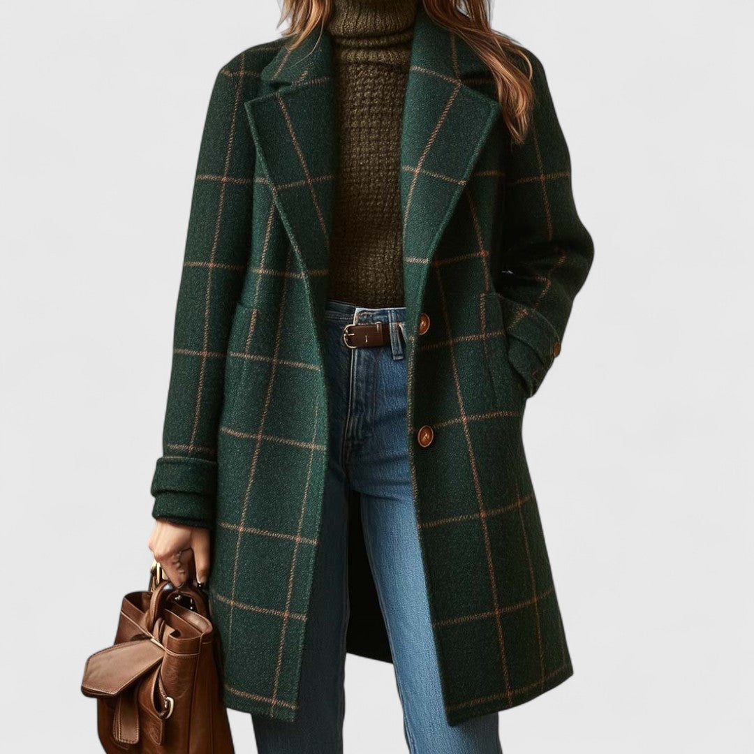 Abrigo Largo Mujer de Lana Clásico Invierno Ajuste Regular - Mavetta