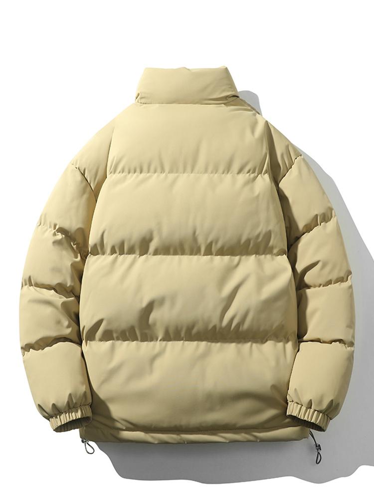 Chaqueta Acolchada Hombre Invierno Ajuste Clásico