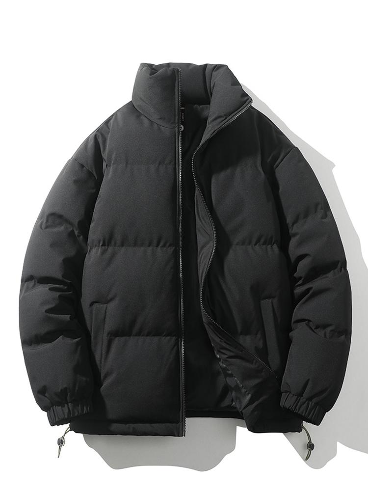 Chaqueta Acolchada Hombre Invierno Ajuste Clásico