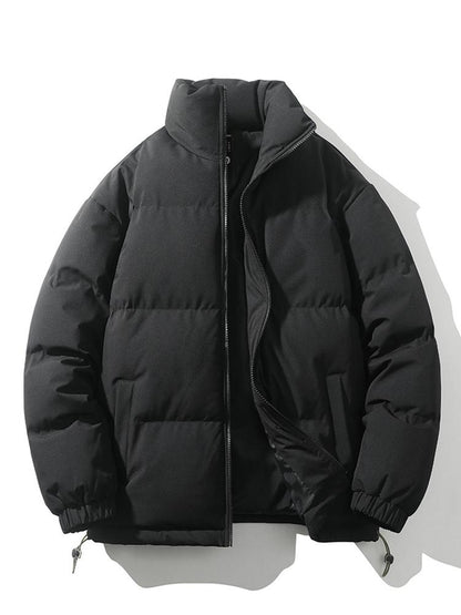 Chaqueta Acolchada Hombre Invierno Ajuste Clásico
