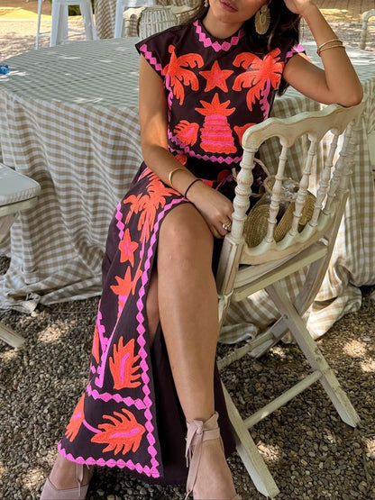 Conjunto Mujer y Falda Estampados