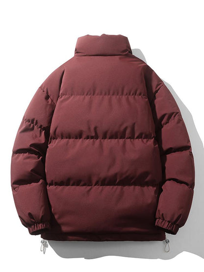 Chaqueta Acolchada Hombre Invierno Ajuste Clásico