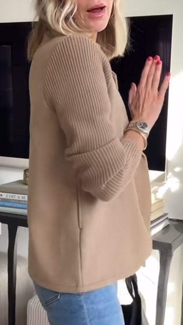 Chaqueta mujer ligera casual corte elegante