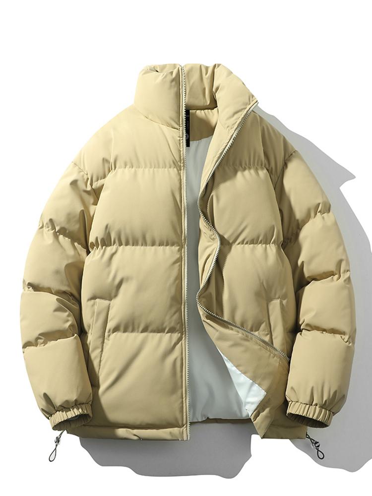 Chaqueta Acolchada Hombre Invierno Ajuste Clásico