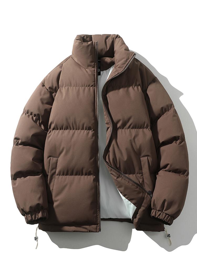 Chaqueta Acolchada Hombre Invierno Ajuste Clásico
