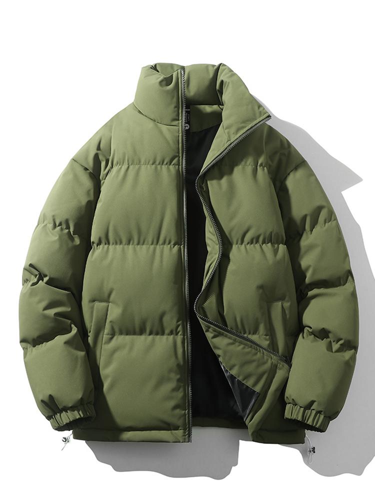 Chaqueta Acolchada Hombre Invierno Ajuste Clásico