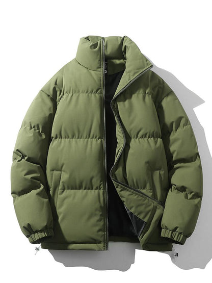 Chaqueta Acolchada Hombre Invierno Ajuste Clásico