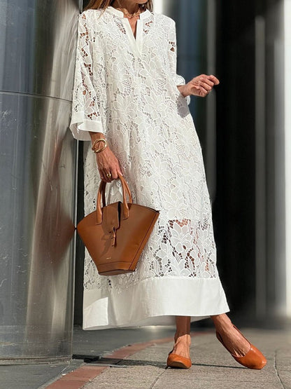 Vestido Verano Mujer Ligero Versátil Corte Recto