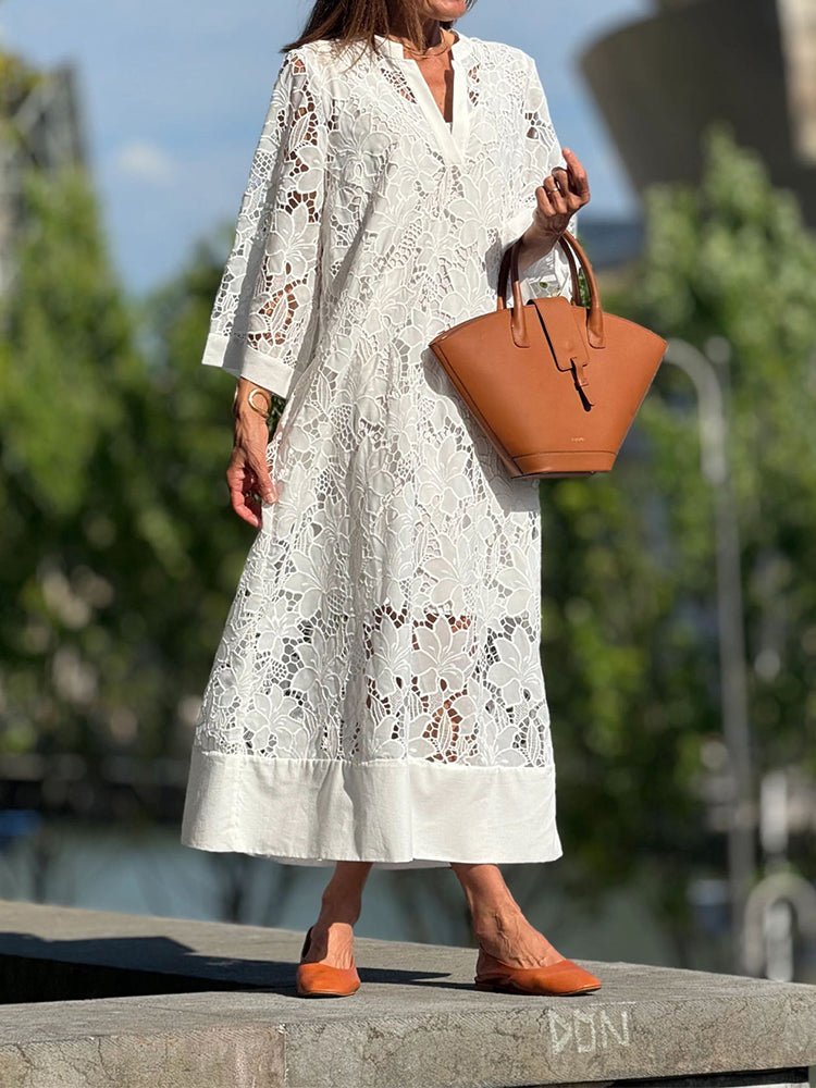 Vestido Verano Mujer Ligero Versátil Corte Recto - Mavetta