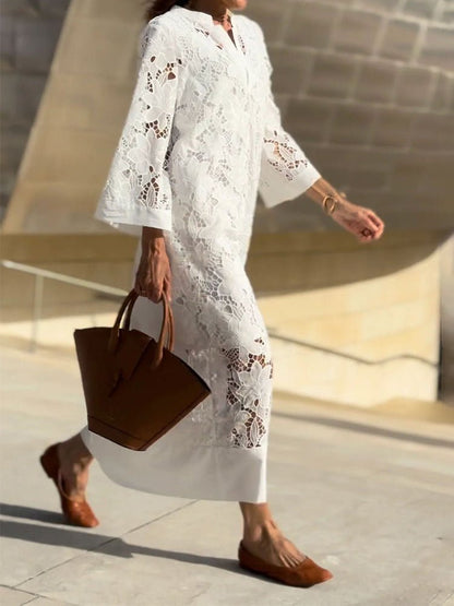 Vestido Verano Mujer Ligero Versátil Corte Recto