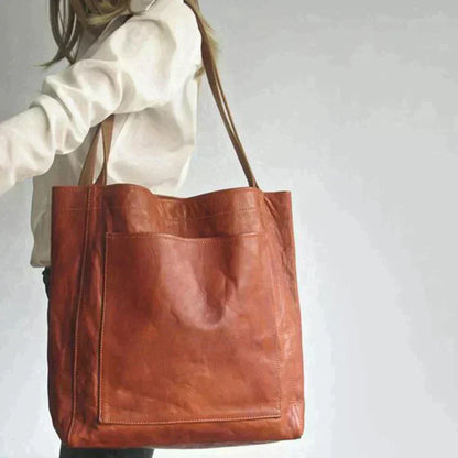 Bolso Tote Mujer de Cuero Grande Resistente y Versátil