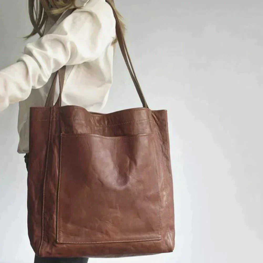 Bolso Tote Mujer de Cuero Grande Resistente y Versátil