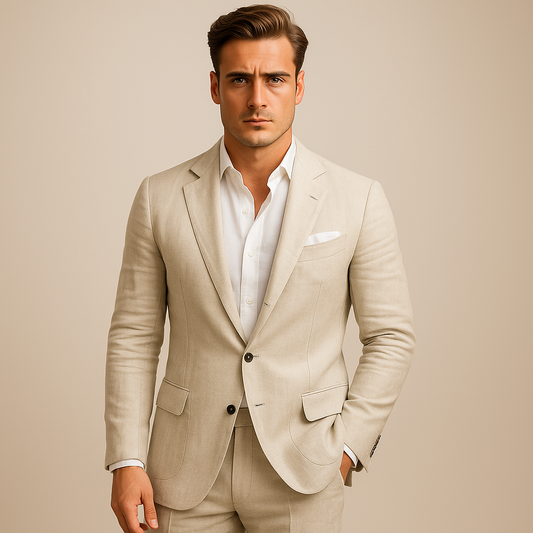 Blazer Hombre Ligero Primavera Corte Clasico - Mavetta