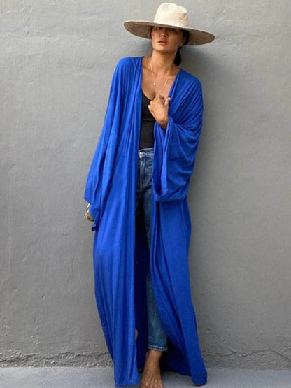 Kimono Largo Mujer Cinturón Ajustable
