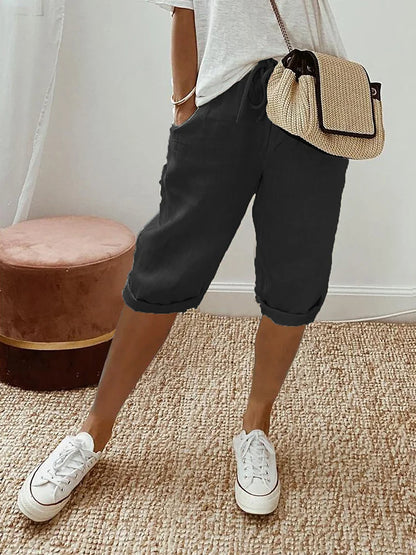 Short Mujer Comodo con Bolsillos