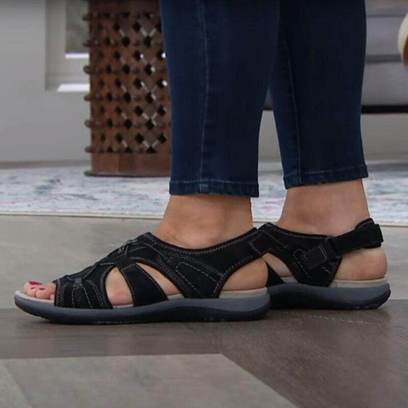 Sandalias deportivas mujer ajustables para primavera