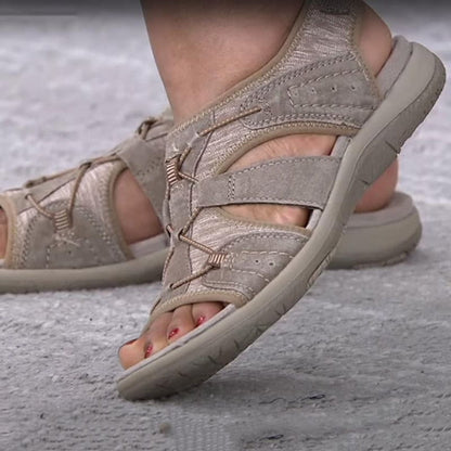 Sandalias deportivas mujer ajustables para primavera