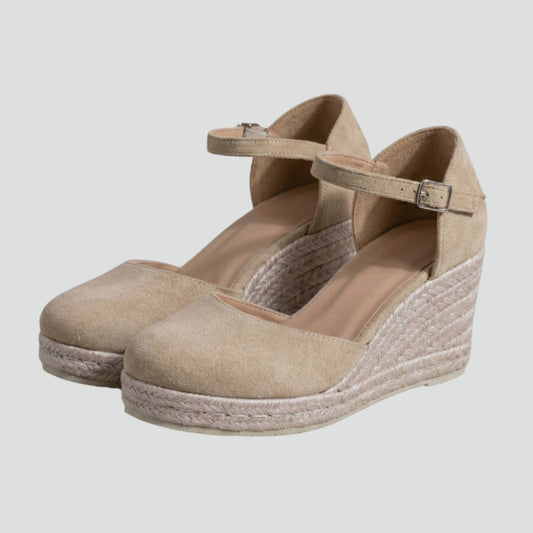 Alpargatas Mujer Cuña Tira Tobillo Espadrilles - Mavetta