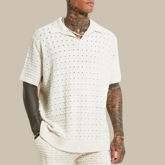 Polo hombre casual moderno de algodón ajuste regular - Mavetta