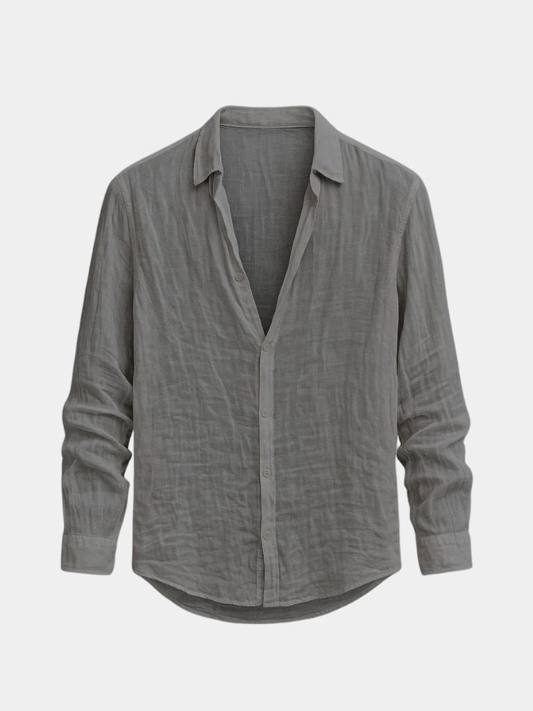 Camisa Hombre de Lino Ligera y Transpirable Veraniega