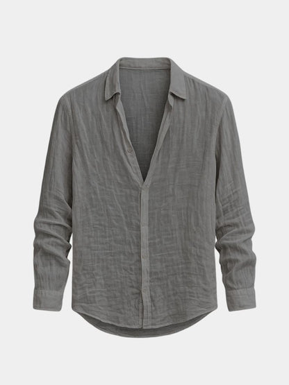 Camisa Hombre de Lino Ligera y Transpirable Veraniega