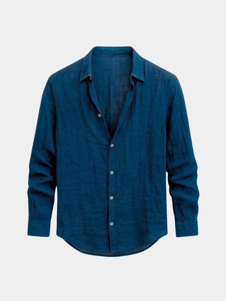 Camisa Hombre de Lino Ligera y Transpirable Veraniega