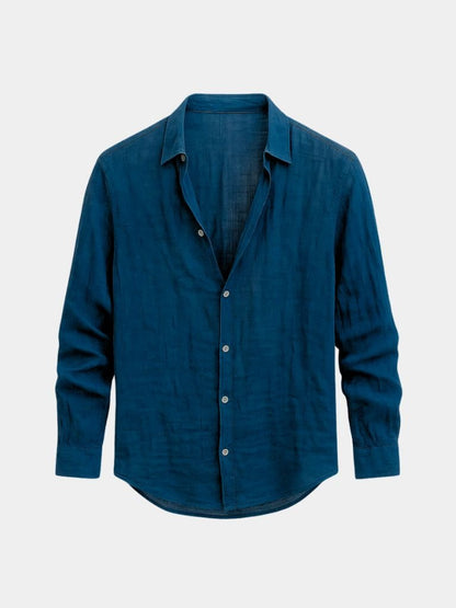Camisa Hombre de Lino Ligera y Transpirable Veraniega