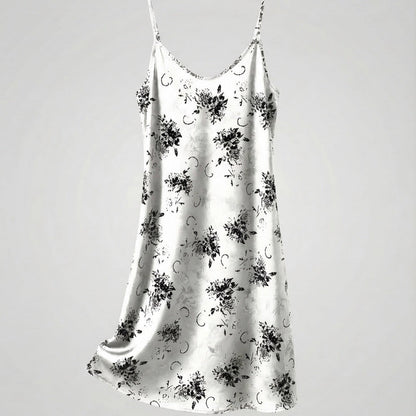 Vestido Midi Mujer Lencero Tirantes Estampado Floral