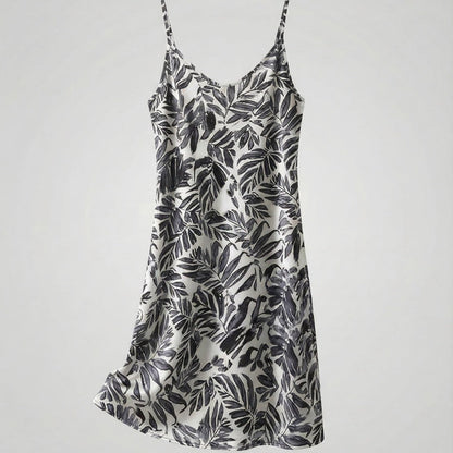 Vestido Midi Mujer Lencero Tirantes Estampado Floral