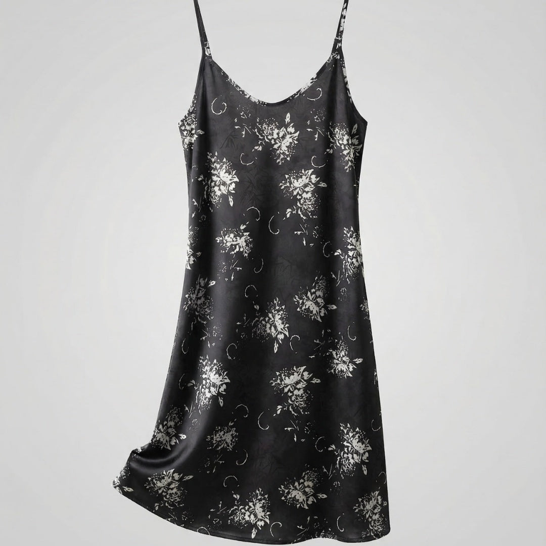 Vestido Midi Mujer Lencero Tirantes Estampado Floral
