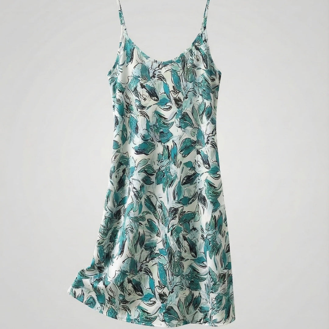 Vestido Midi Mujer Lencero Tirantes Estampado Floral