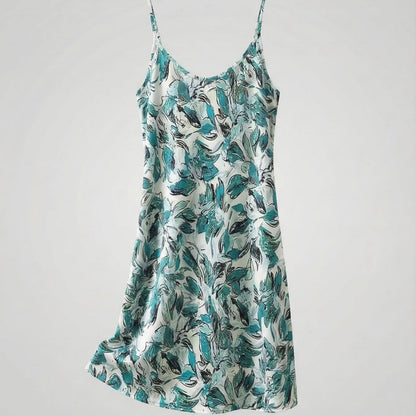 Vestido Midi Mujer Lencero Tirantes Estampado Floral