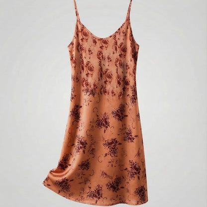 Vestido Midi Mujer Lencero Tirantes Estampado Floral