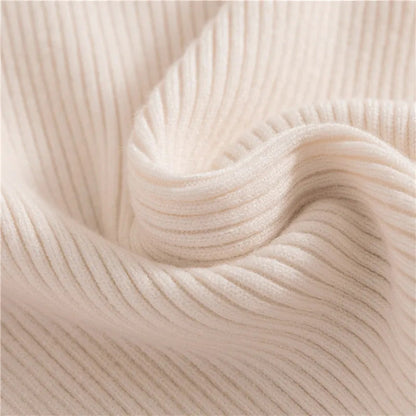 Jersey Mujer de Cachemira Cuello Alto Elegante