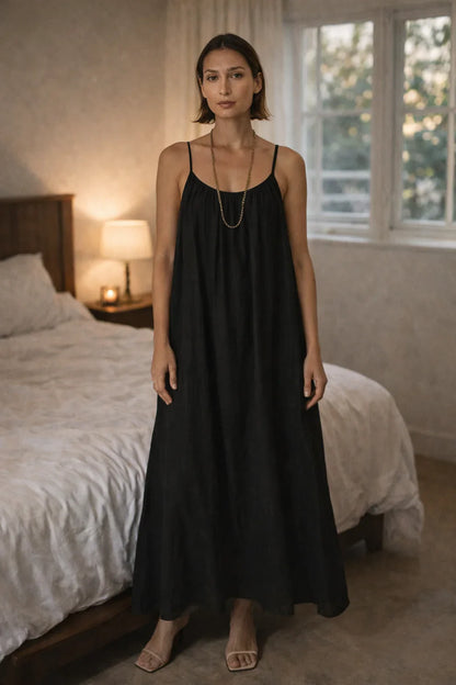Vestido Mujer de Algodón Cómodo Casual