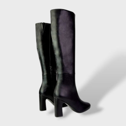 Botas Altas Mujer Tacón Ancho Confortable
